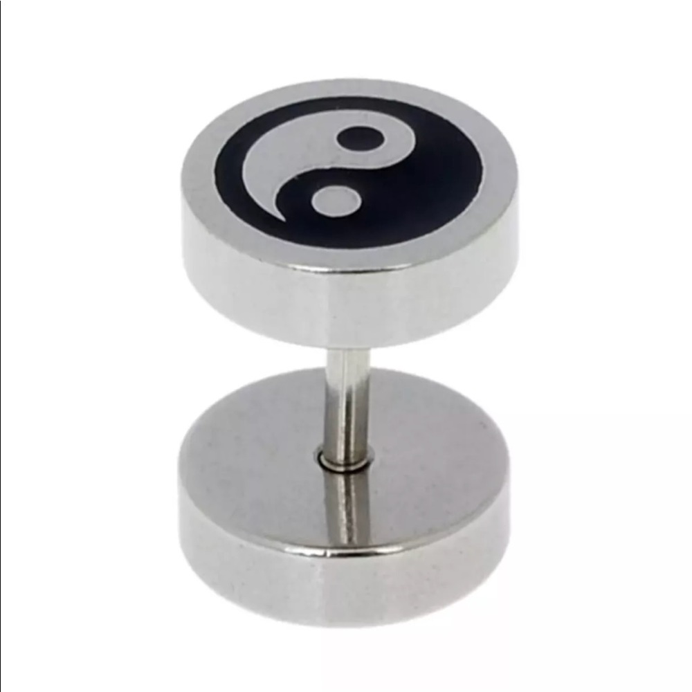 Faux Plug Stud Earrings